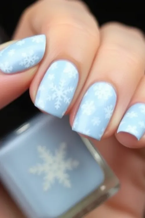 Blue-Snowflakes