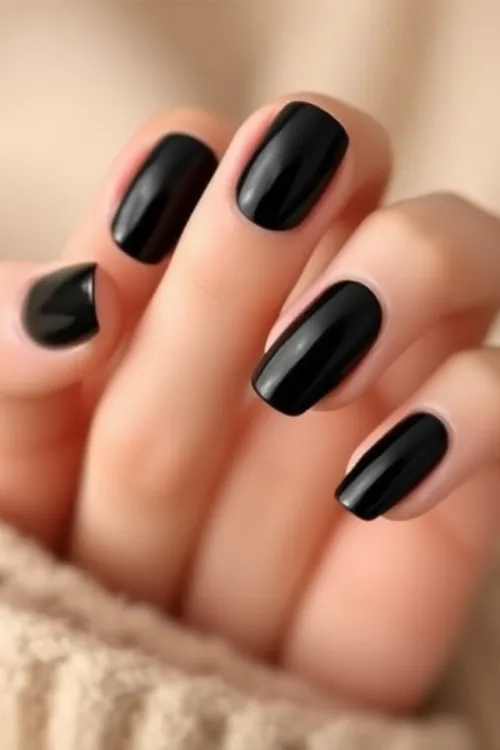 Classy-Black-French-Tips