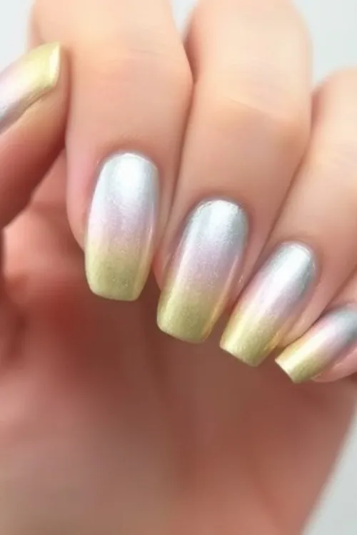 Gold-Silver-Ombre