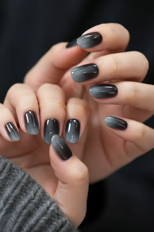 Deep Gray Jelly Ombre