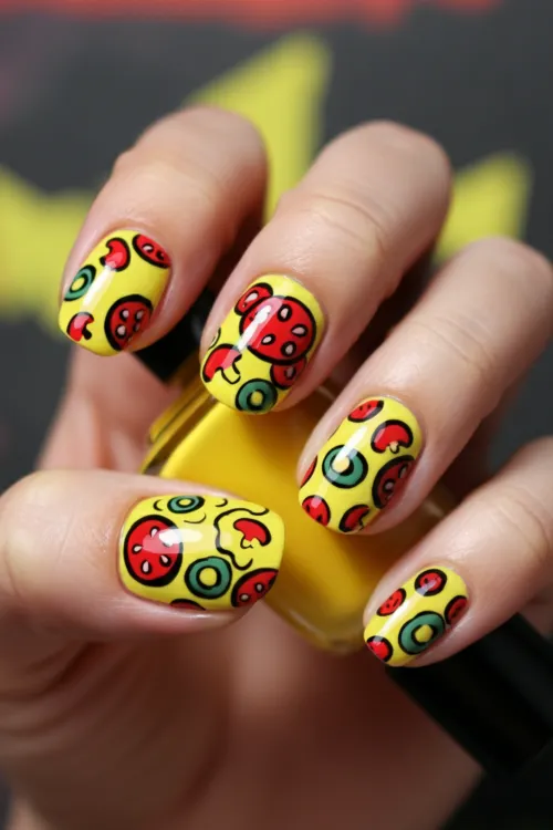 Cartoon Pizza Vibes