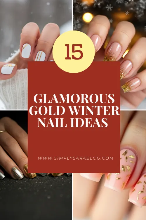 Gorgeous-Gold-Winter-Nail-Ideas