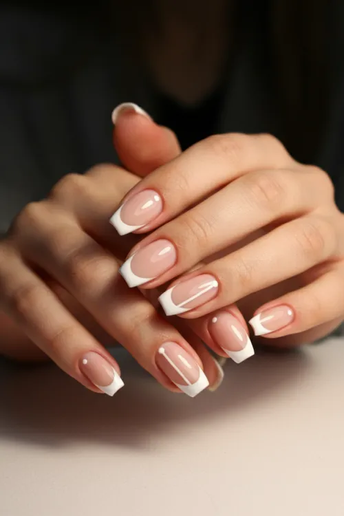 Classic White Tip with a Modern Twist