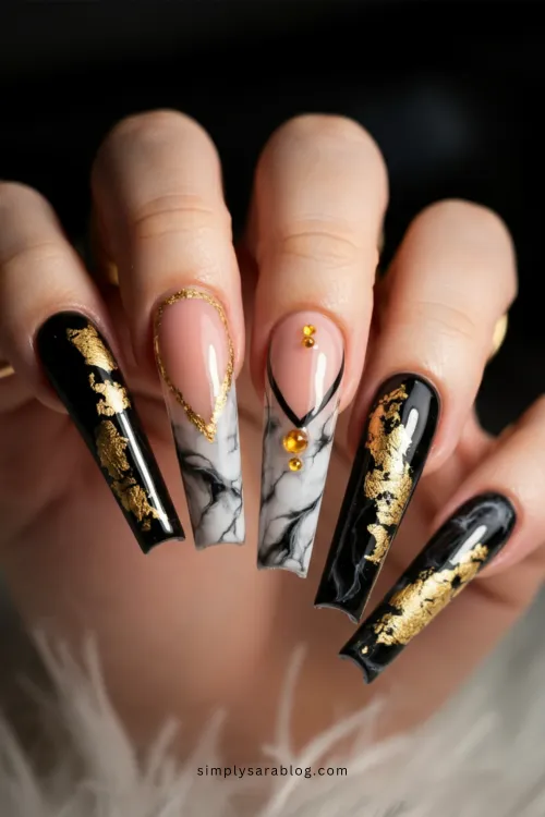 Acrylic February Nail Ideas
