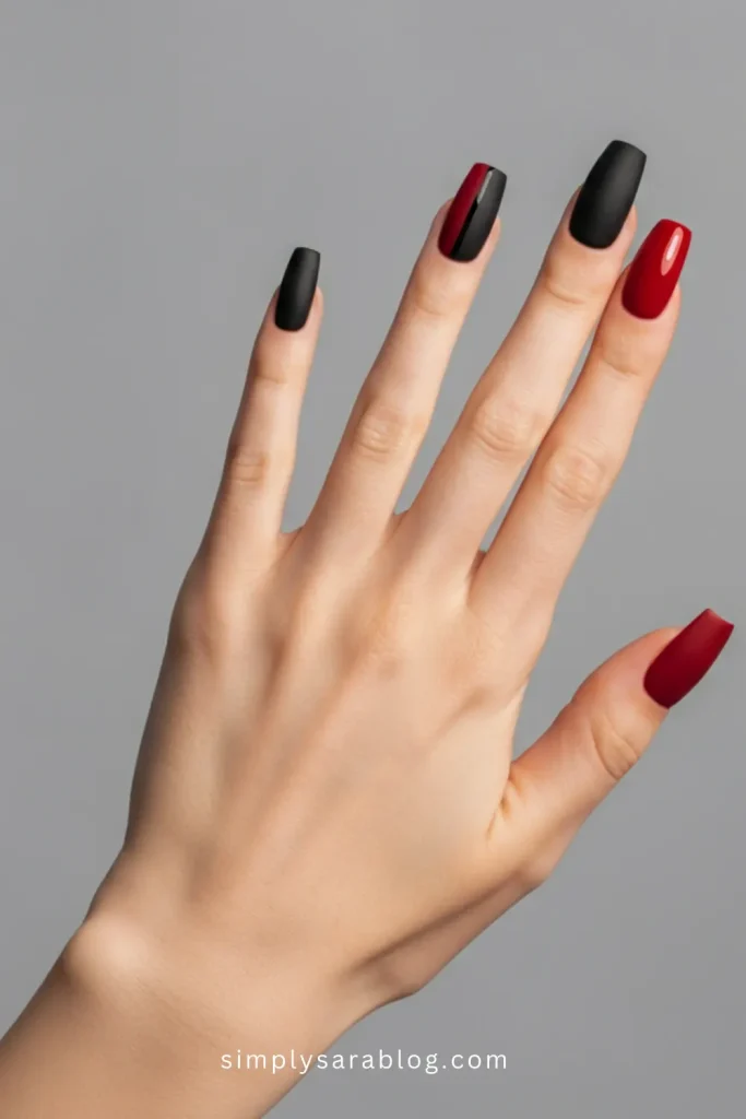 Black and Red