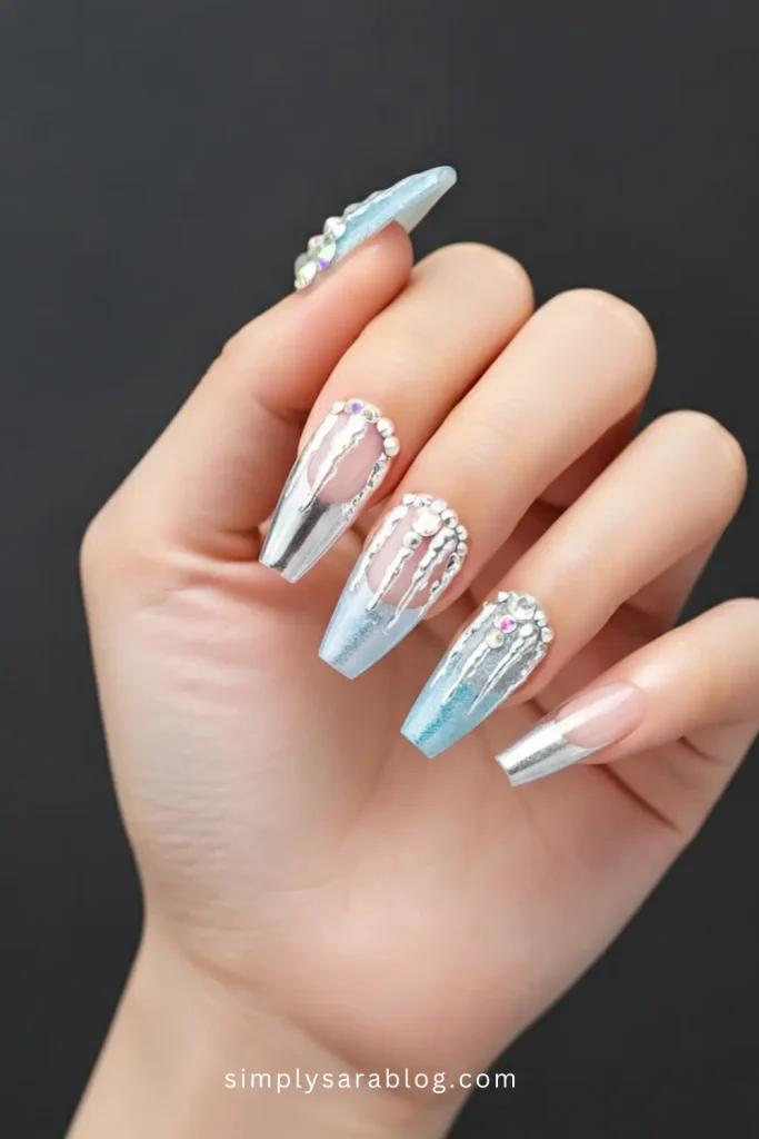 Frozen crystal tips