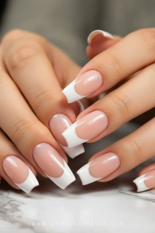 January French Tip Nail Ideas