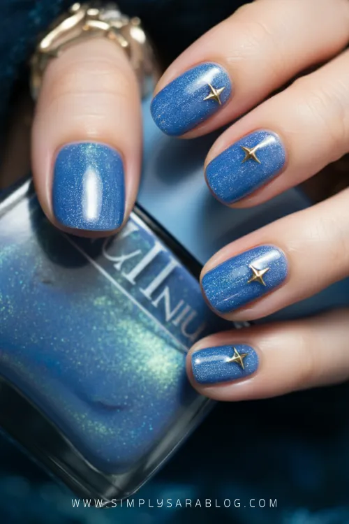 January Blue Nail Ideas
