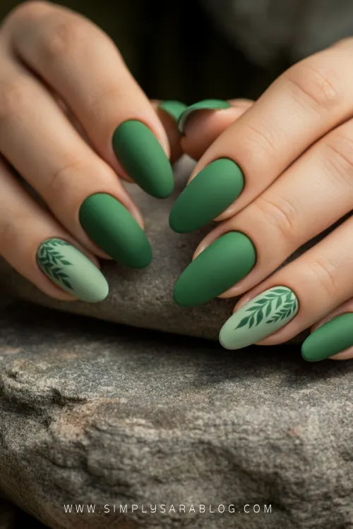 January Green Nail Ideas