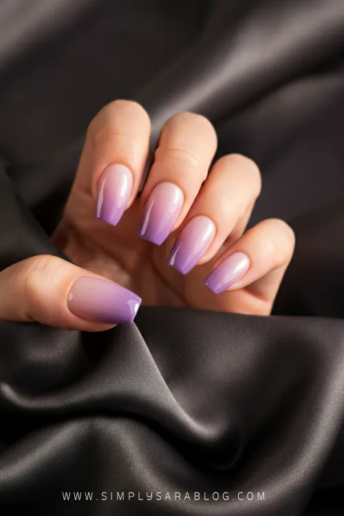 January Ombre Nail Ideas