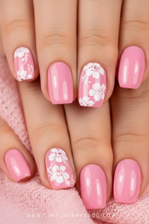 January Pink Nail Ideas