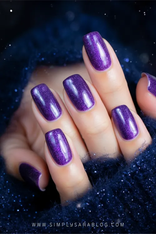January Purple Nail Ideas