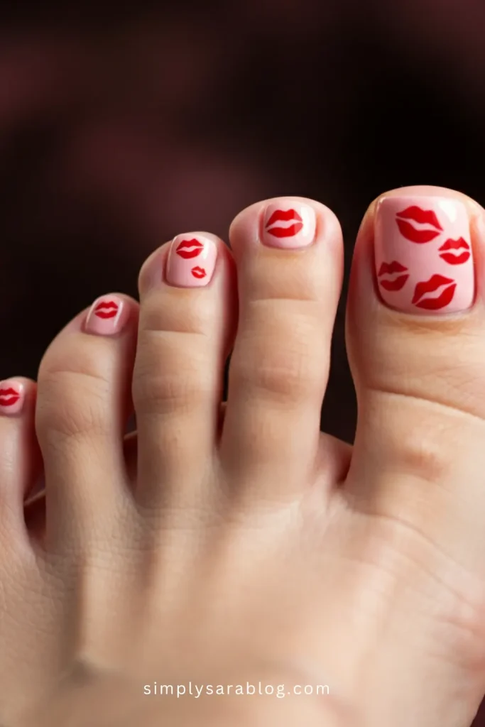 Kiss Print Toes