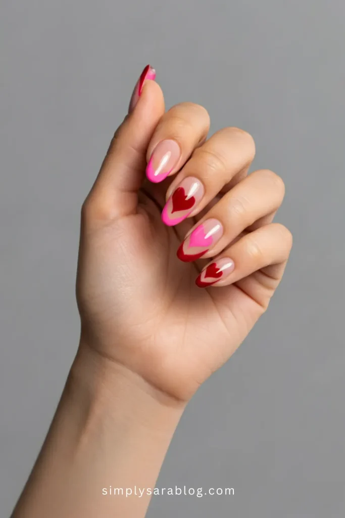 Negative-Space Scalloped Nails