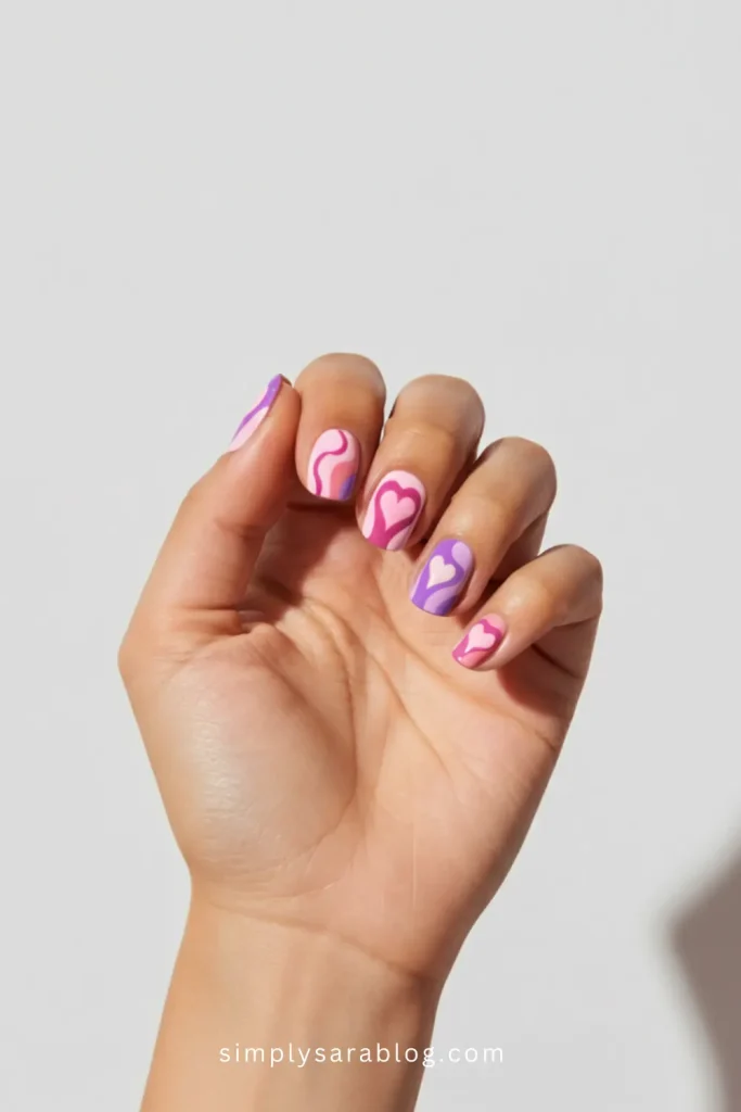 Psychedelic Pink and Purple