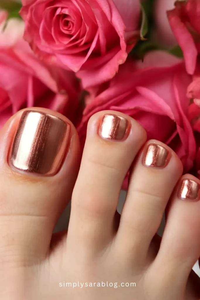 Shimmering Rose Gold