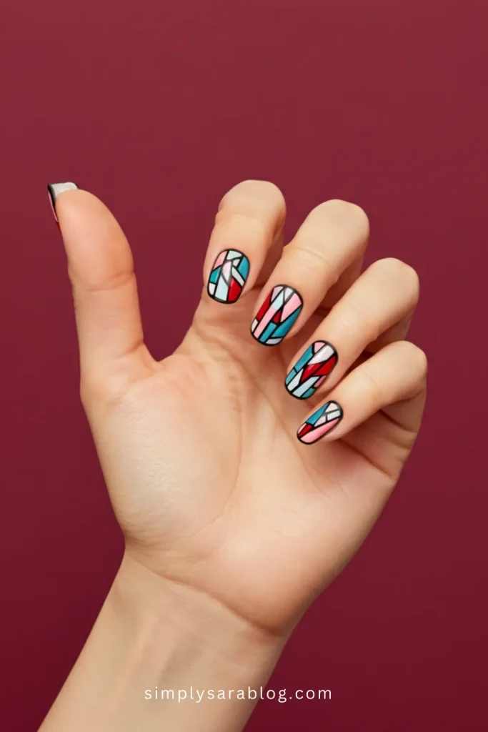 Stained Glass Nails