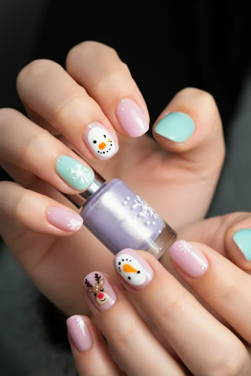 Teen winter nails