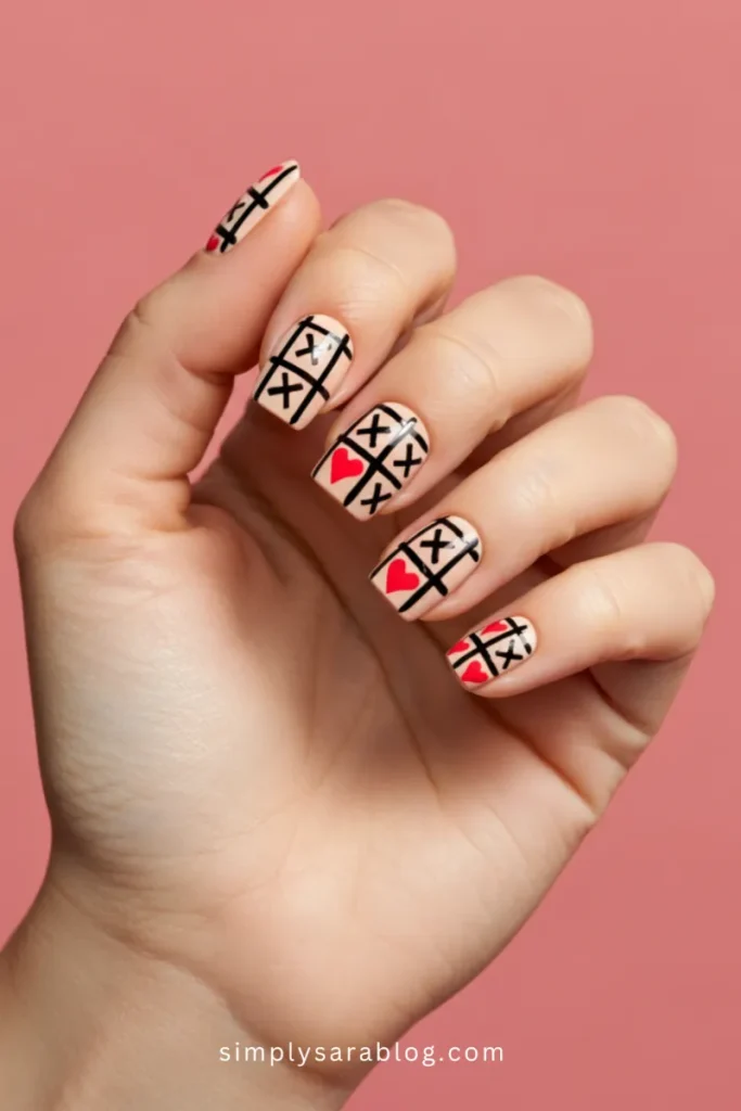 Tic-Tac-Toe Hearts