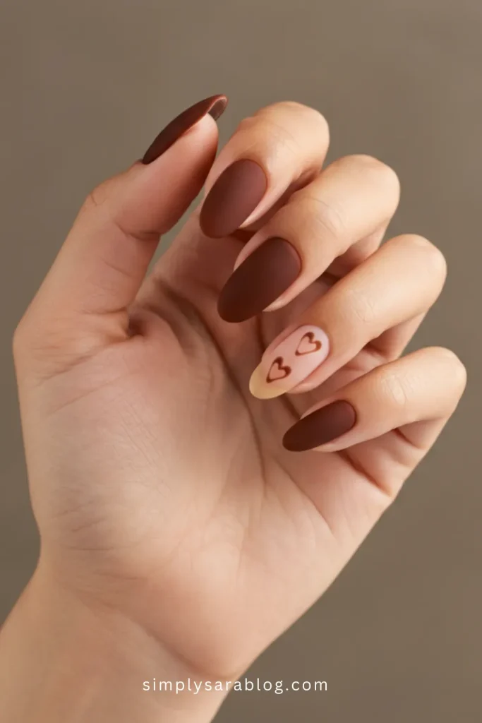 Tiny Matte Hearts