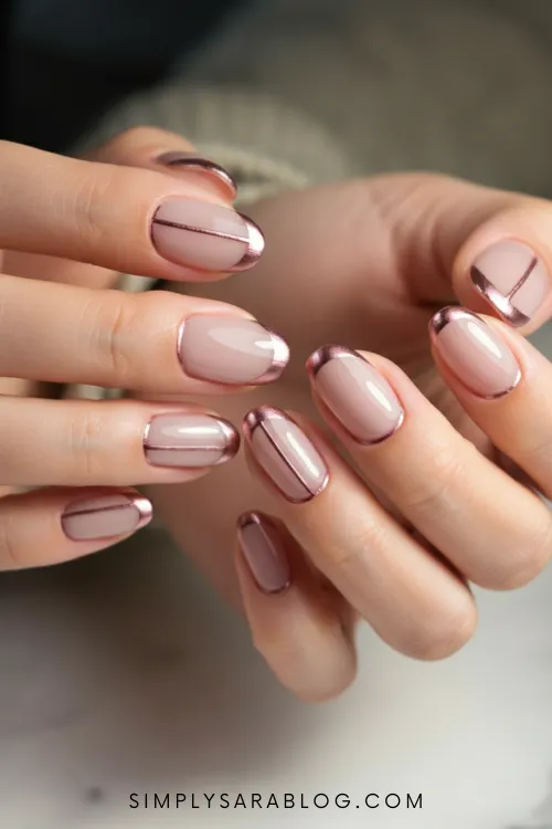Elegant Classy Winter Nails