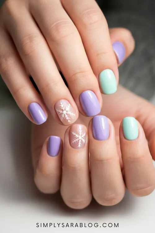 Pretty Winter Nail Ideas