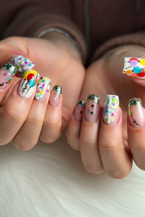 Winter Birthday Nail Ideas