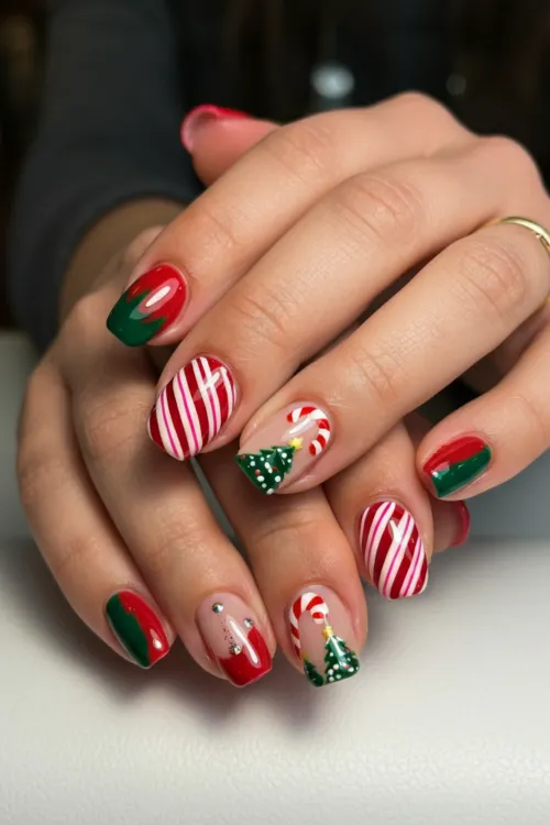 Winter Holiday Nails Ideas