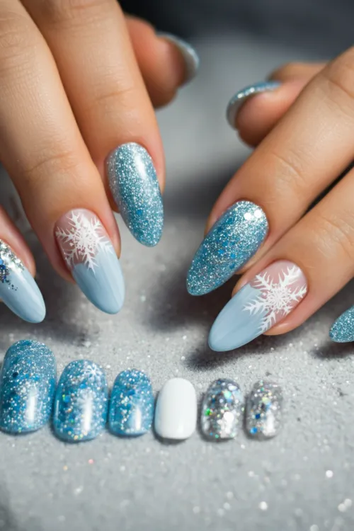 Winter Wonderland Nail Art