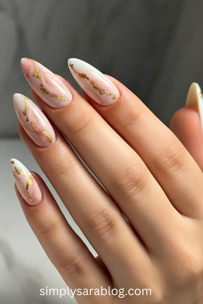 Abstract Espresso Nails
