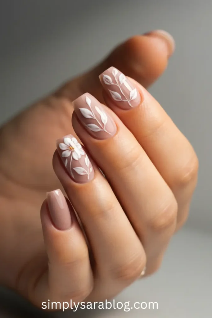 Botanical Elegance Nails