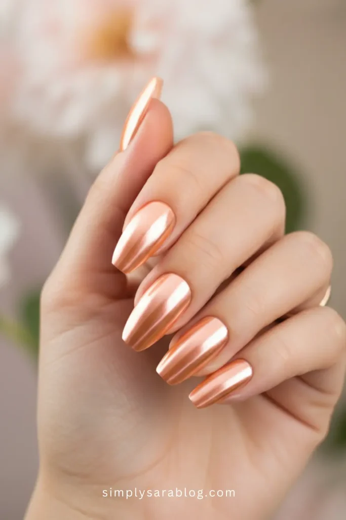 Chrome Spring Nail Ideas