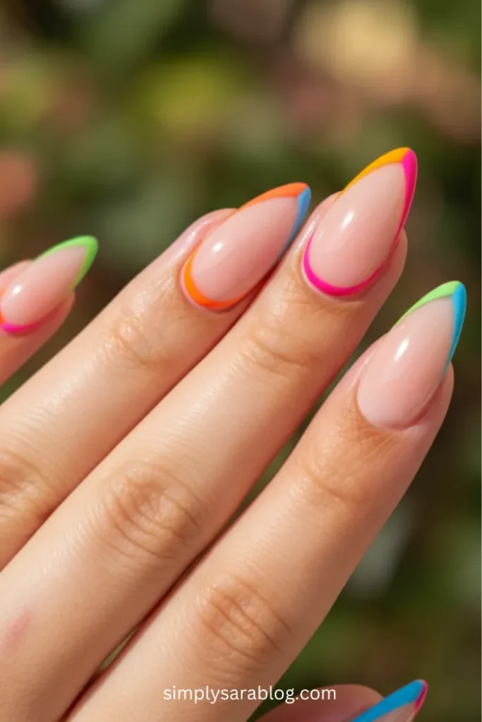 Colorful Rainbow Tips
