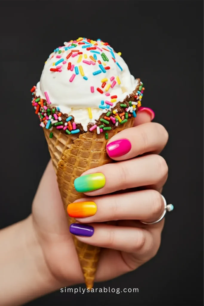 Colorful Spring Nail Ideas