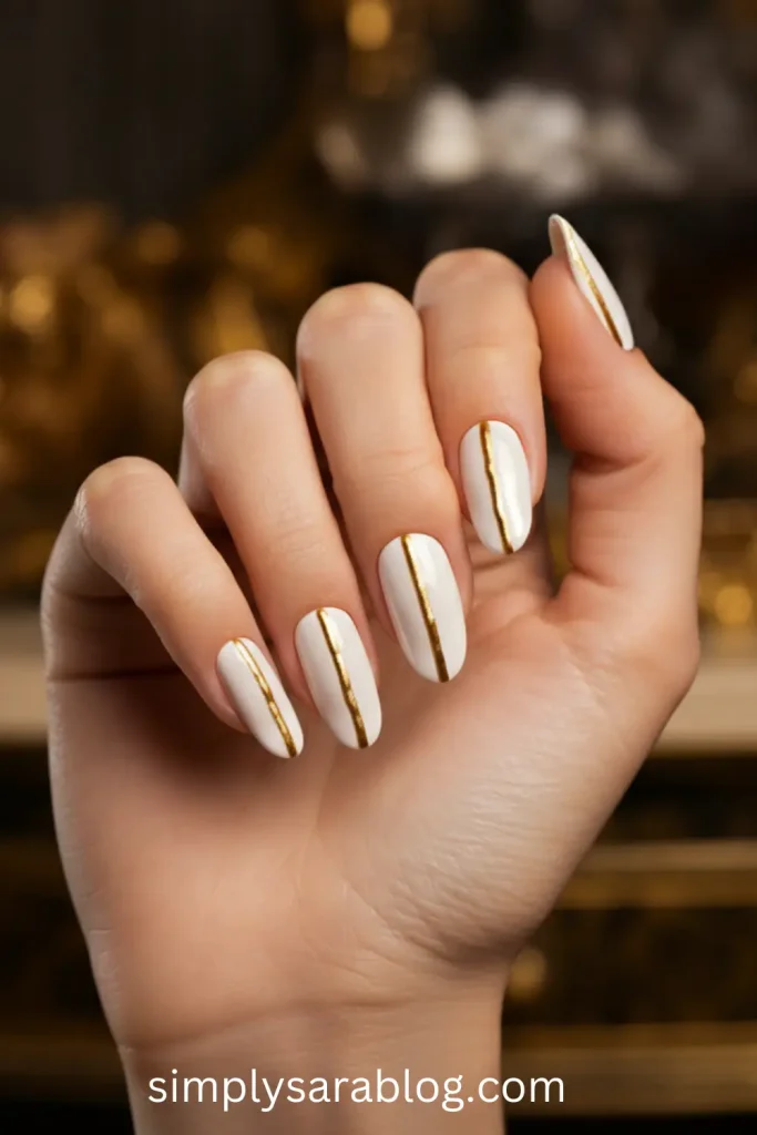 Flash of Gold Nails