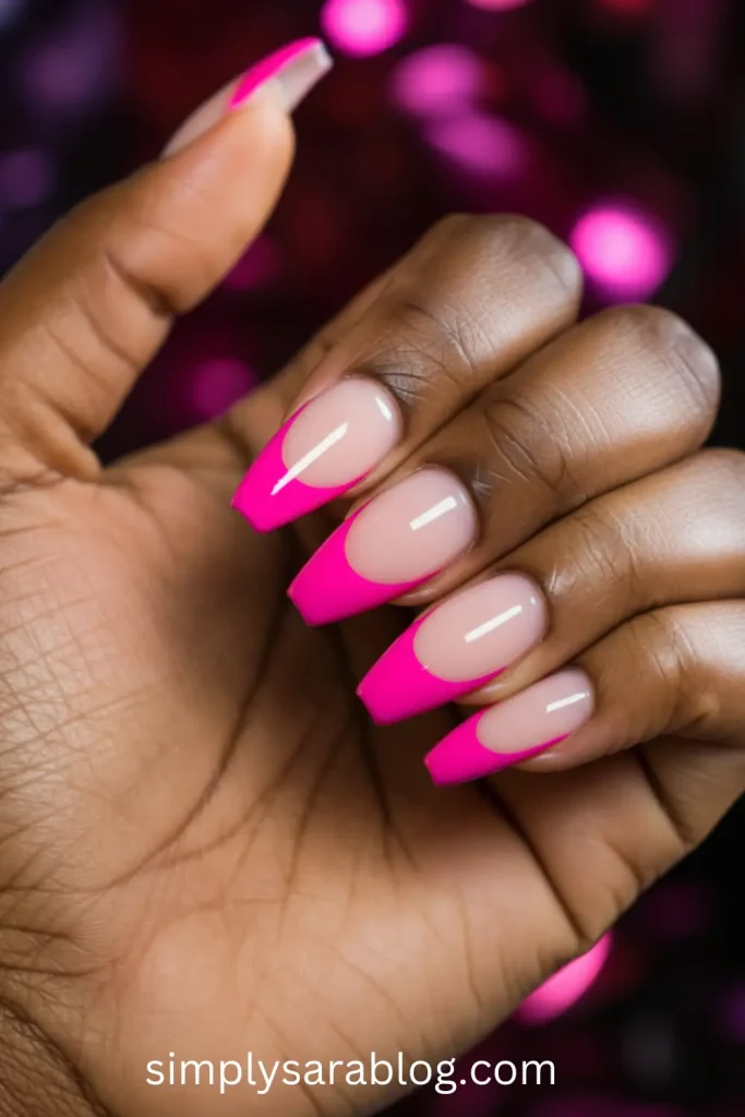 Fuchsia French Twist