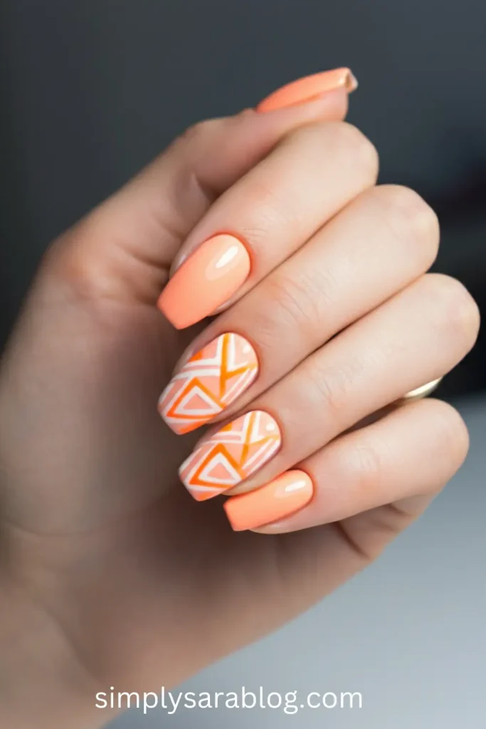 Geometric Citrus Art