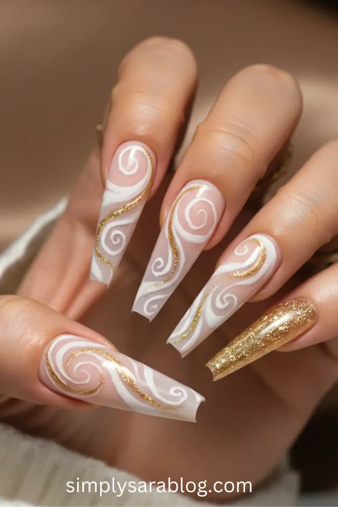 Gilded Swirls Elegance