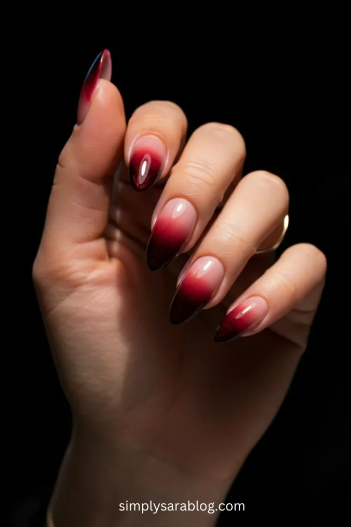 Glamorous Red Ombre
