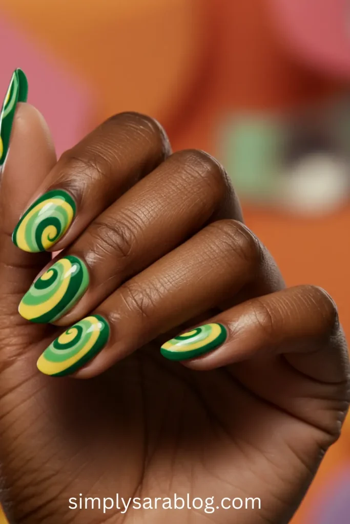 Groovy Green and Yellow Vibes