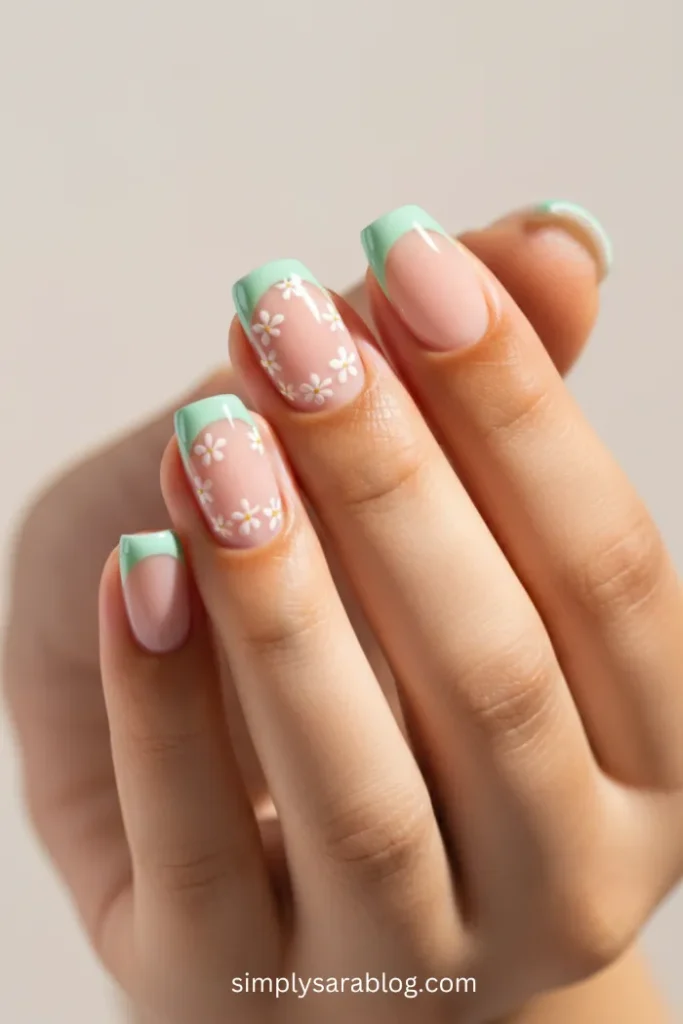Minty fresh nails