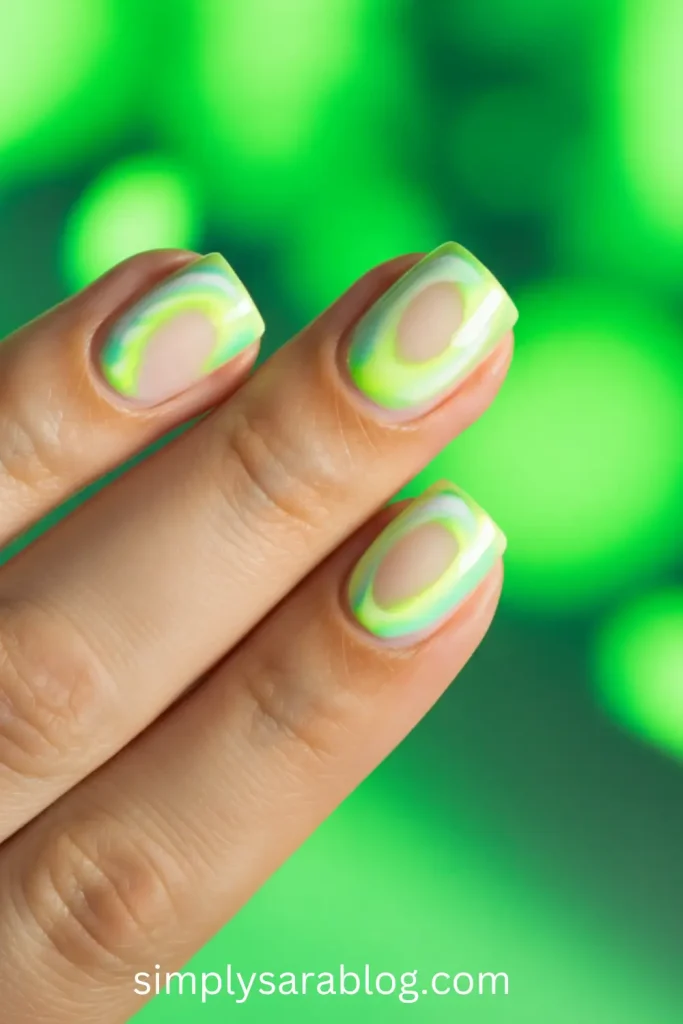 Neon Aura Nails