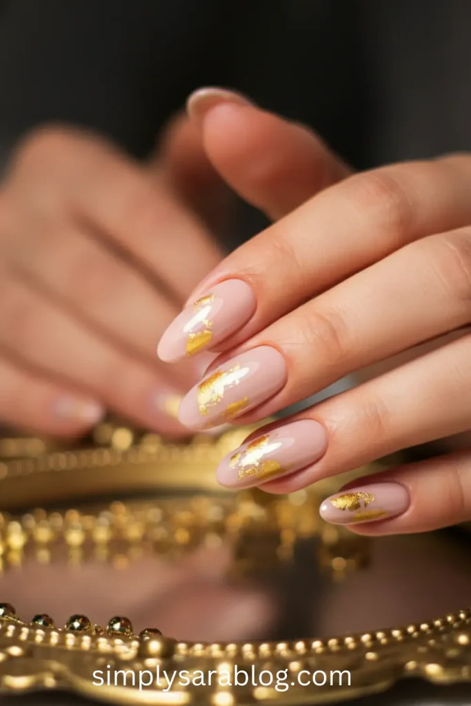 Pink and Gold Foil