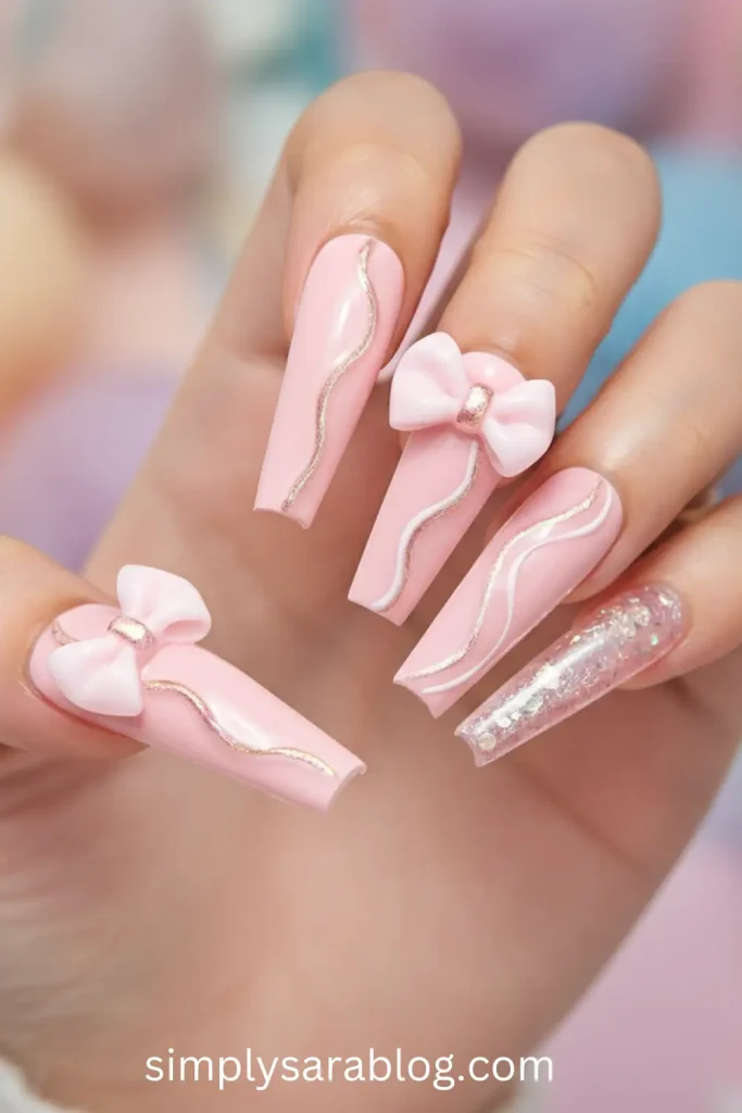 Pink Sculpted Charm