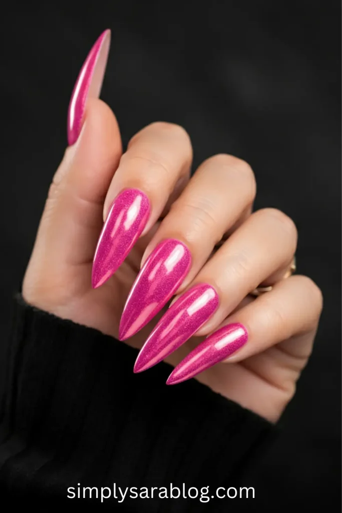Pink Stiletto Shine