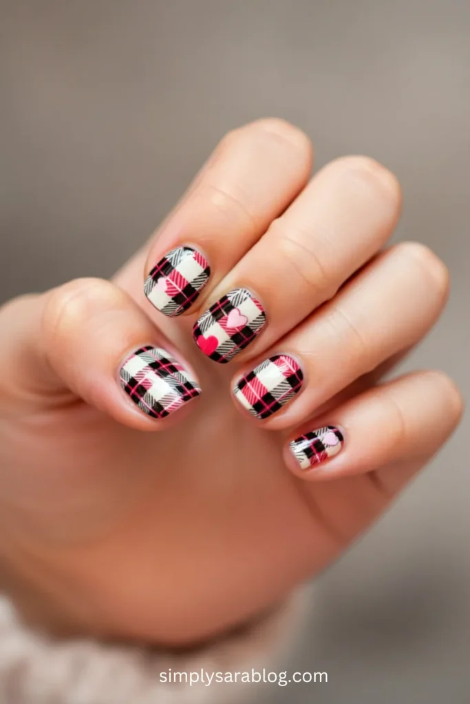 Plaid Hearts