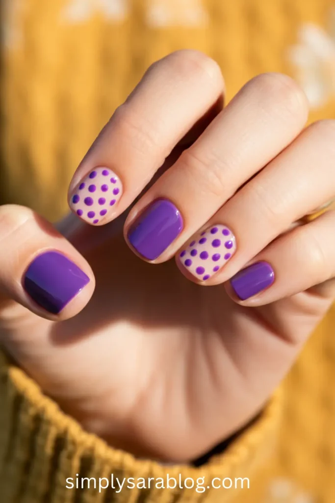 Polka Dot Nails