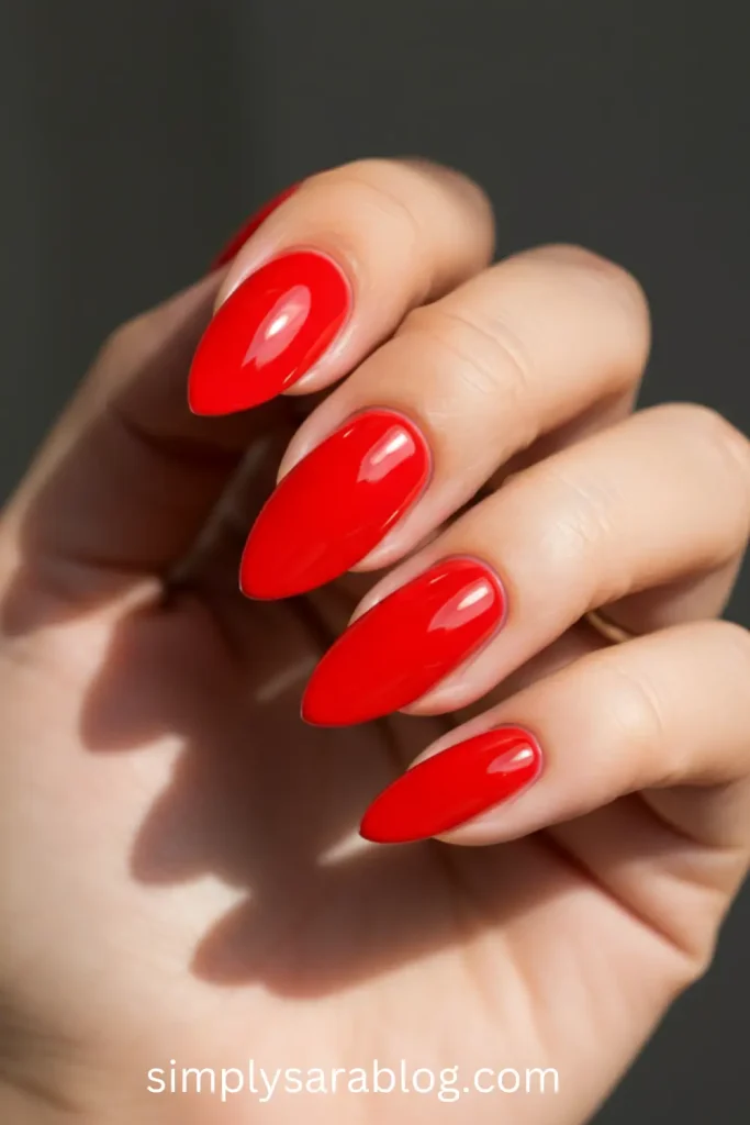 Radiant Red Nails