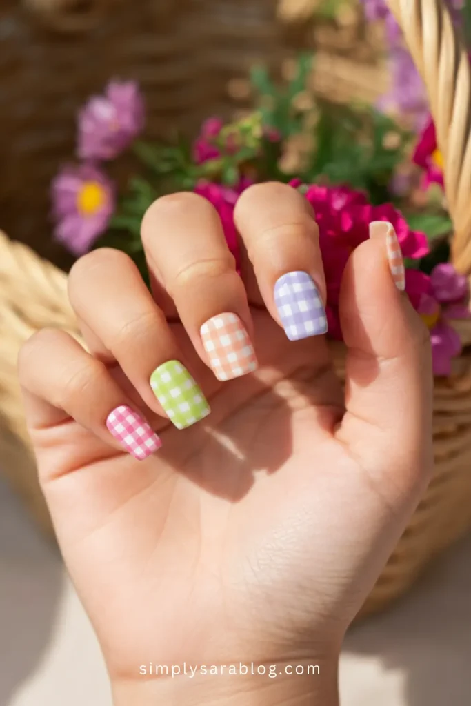 Square Spring Nail Ideas