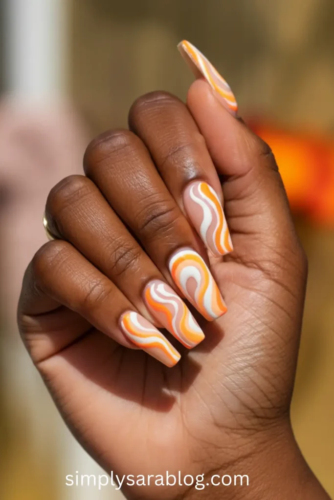 Swirls of Creamsicle Dreams